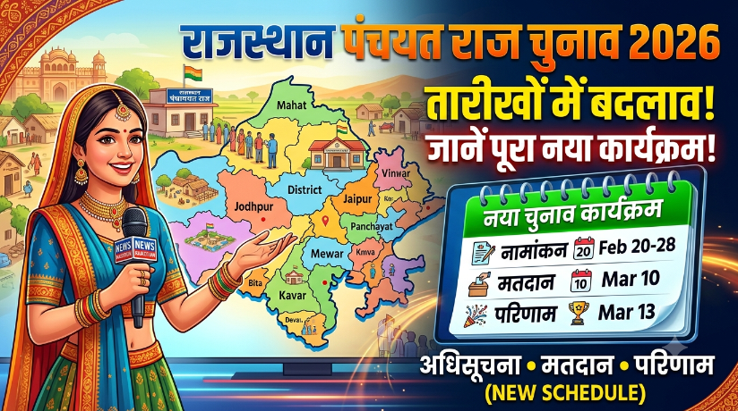 राजस्थान पंचायत राज चुनाव 2026: तारीखों में बदलाव, जानें पूरा चुनाव कार्यक्रम