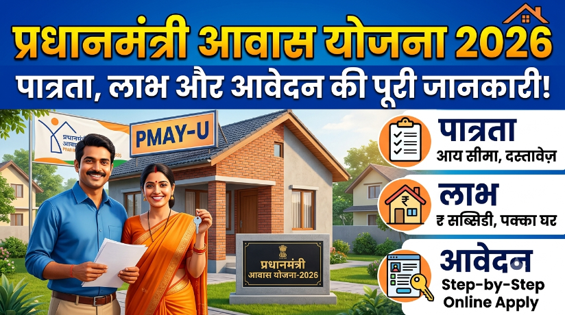 PM Awas Yojana 2026: किसे मिलेगा पक्का घर? पात्रता, लाभ और आवेदन की पूरी जानकारी