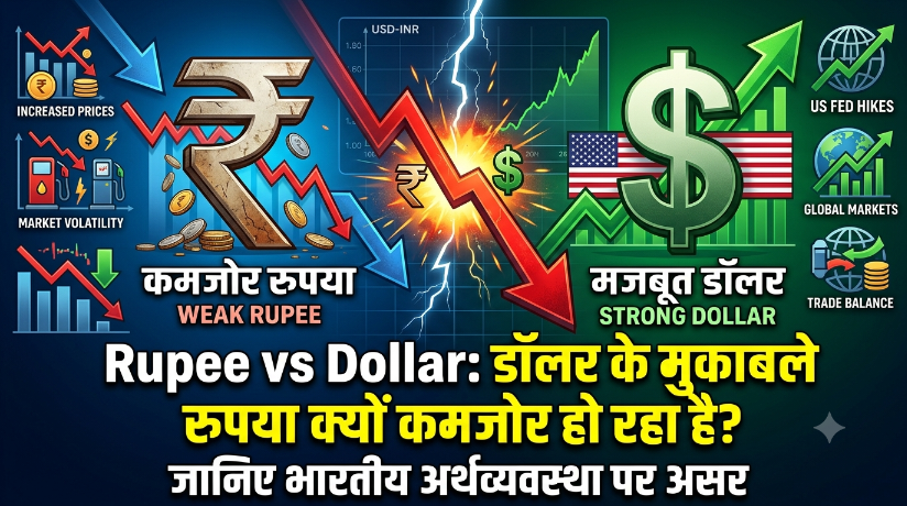 Rupee vs Dollar: डॉलर के मुकाबले रुपया क्यों कमजोर हो रहा है? जानिए भारतीय अर्थव्यवस्था पर असर