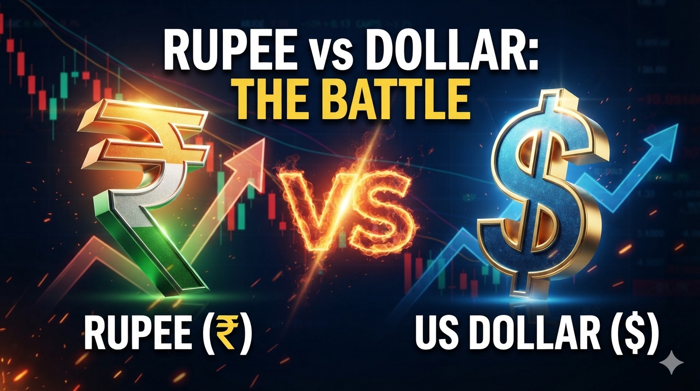 रुपया बनाम डॉलर: ₹96 के करीब पहुंचा Dollar, जानिए क्यों कमजोर हो रहा है भारतीय रुपया