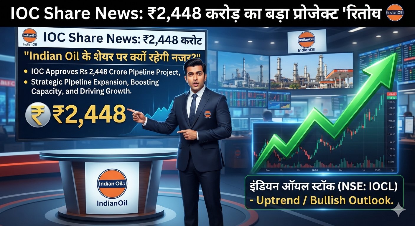 IOC Share News: ₹2,448 करोड़ का बड़ा प्रोजेक्ट, Indian Oil के शेयर पर क्यों रहेगी नजर?