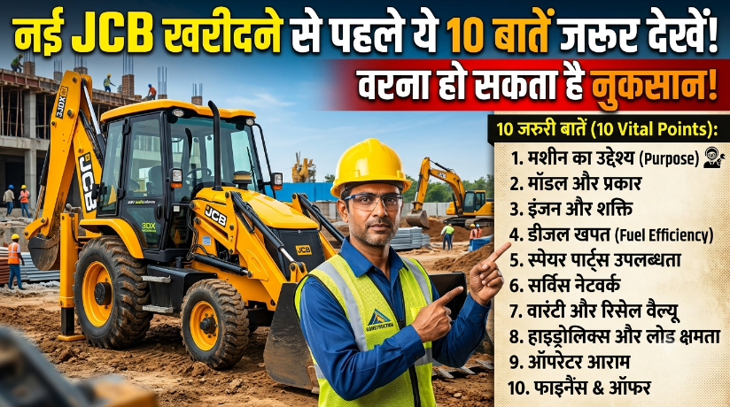 नई JCB खरीदने से पहले ये 10 बातें जरूर देखें, वरना हो सकता है नुकसान